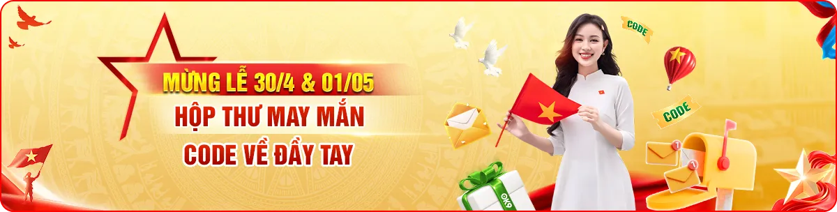 ok9 khuyến mãi code ngày quốc tế lao động